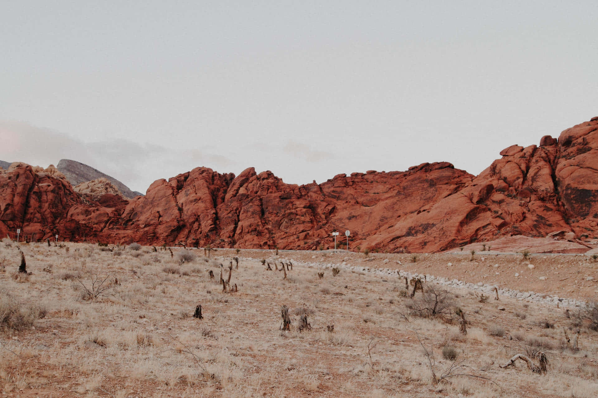 Red_ Rock_ Desert_ Landscape Wallpaper