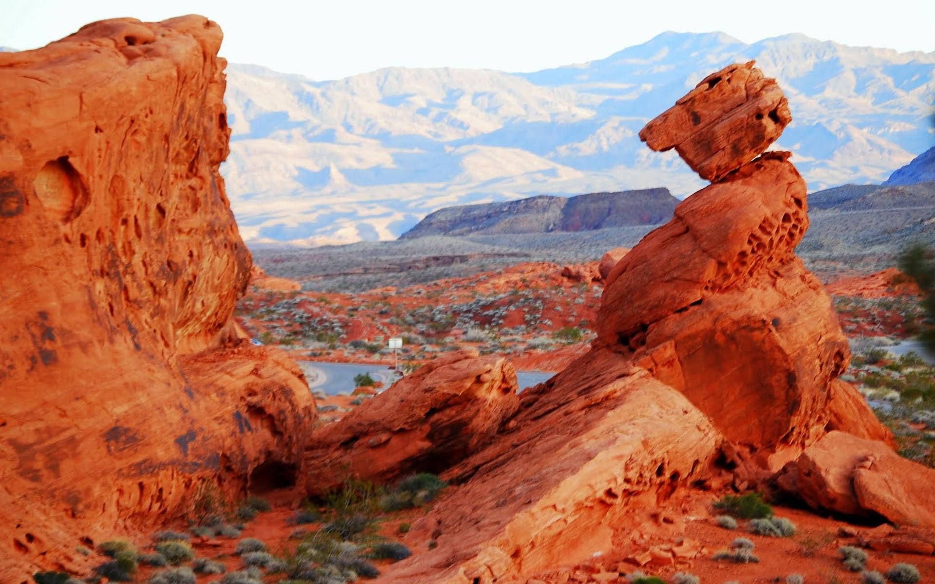 Red Rock Valley Of Fire Wallpaper