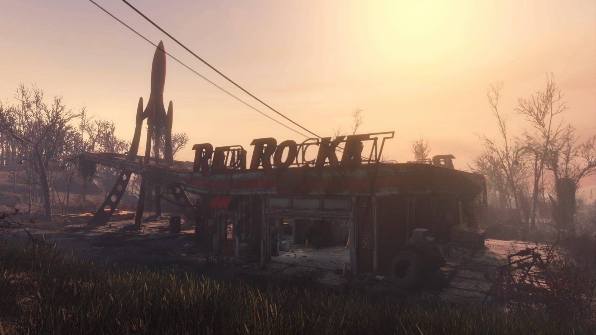 Red Rocket From Fallout 4 4k
