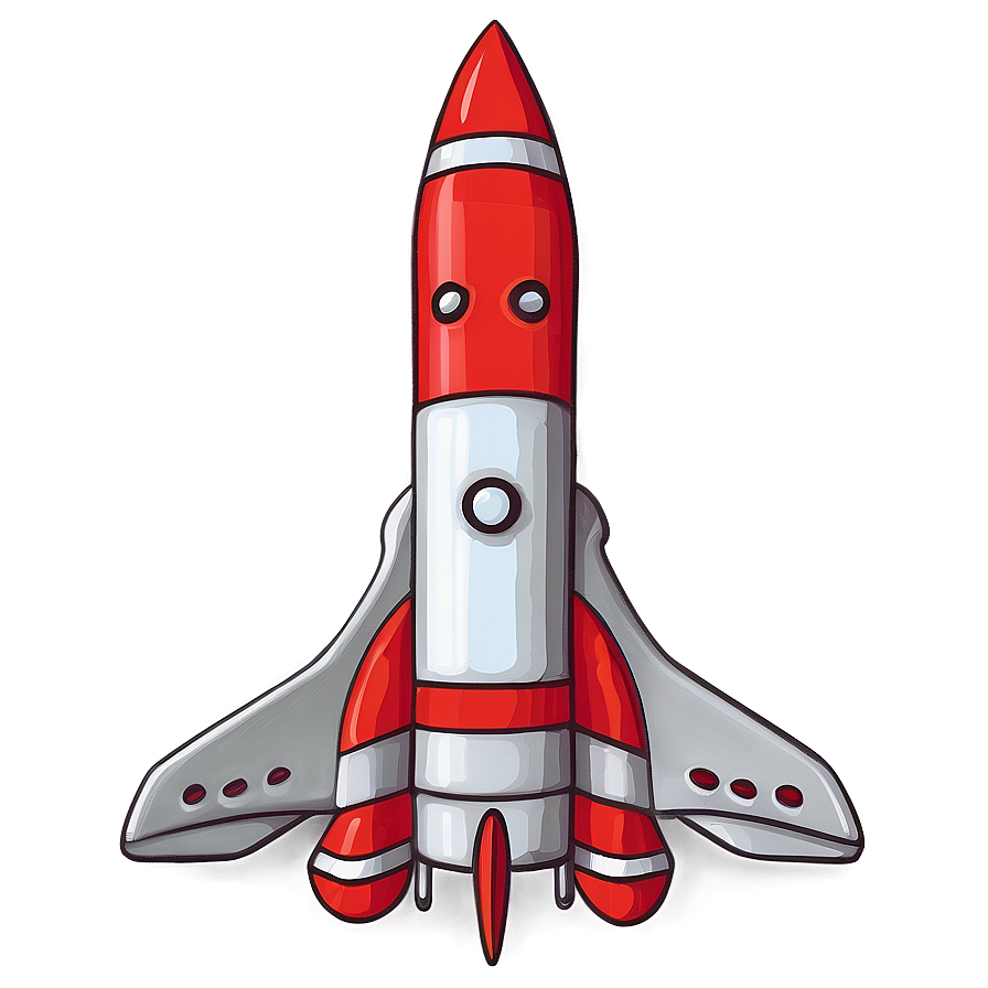 Red Rocket Png 04292024 PNG
