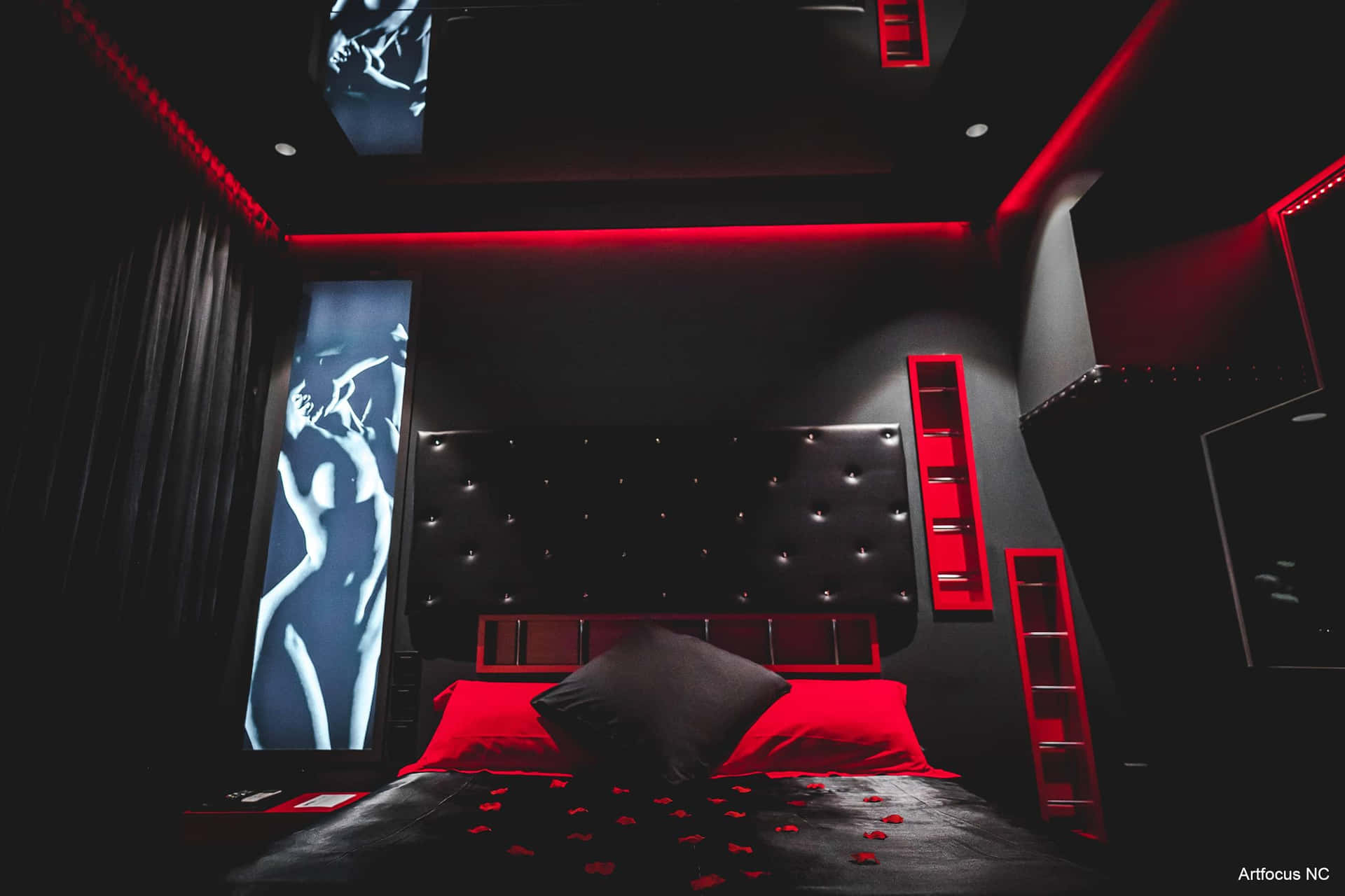 A Picture of an Intimate Red Room