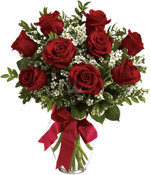 Red Rose Birthday Bouquet PNG