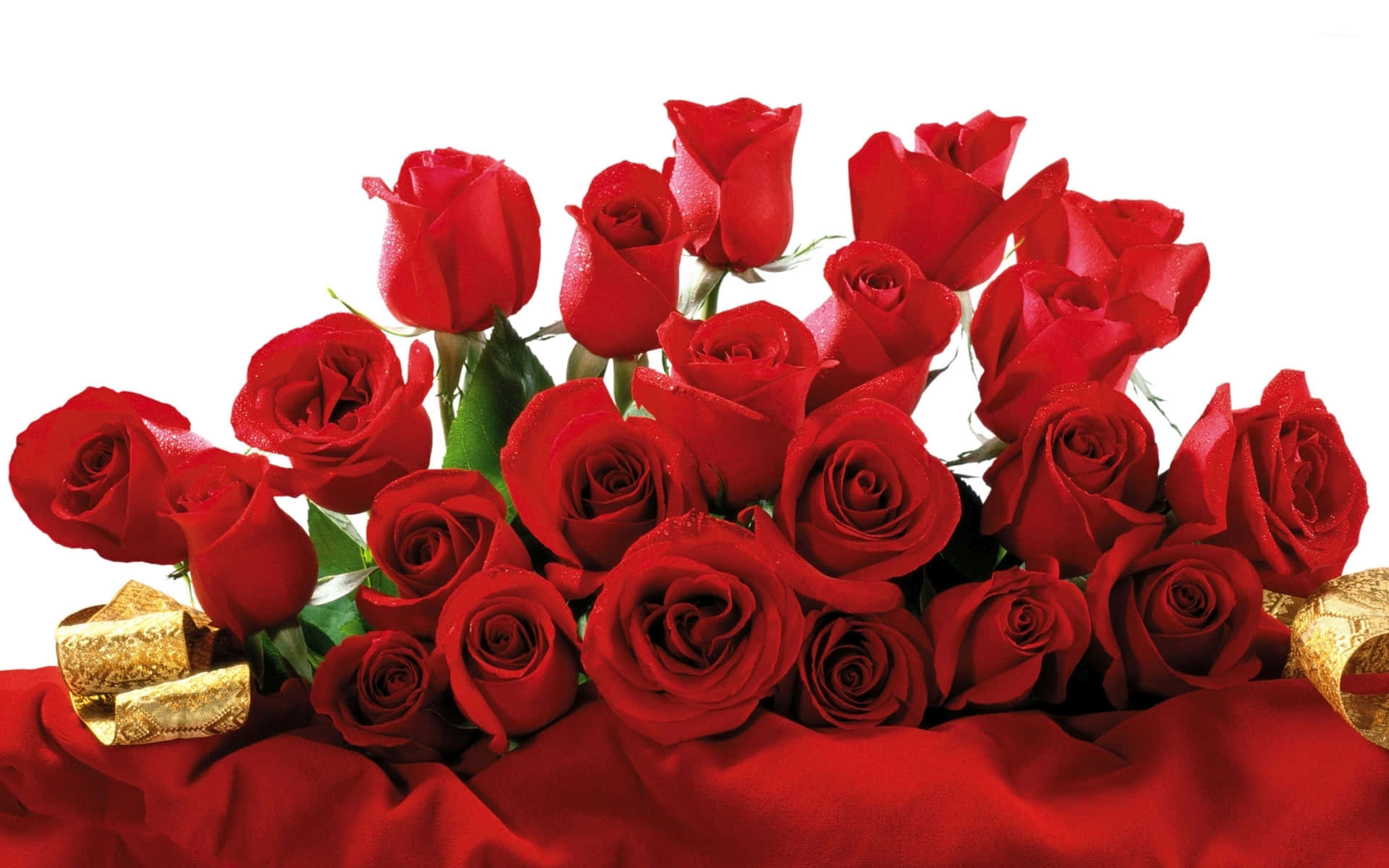 Red Rose Bouquet Valentine Wallpaper