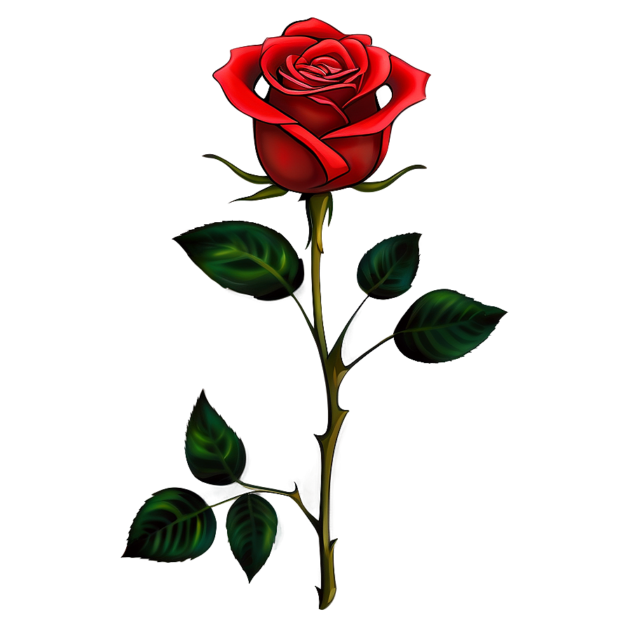 Red Rose Png 04292024 PNG