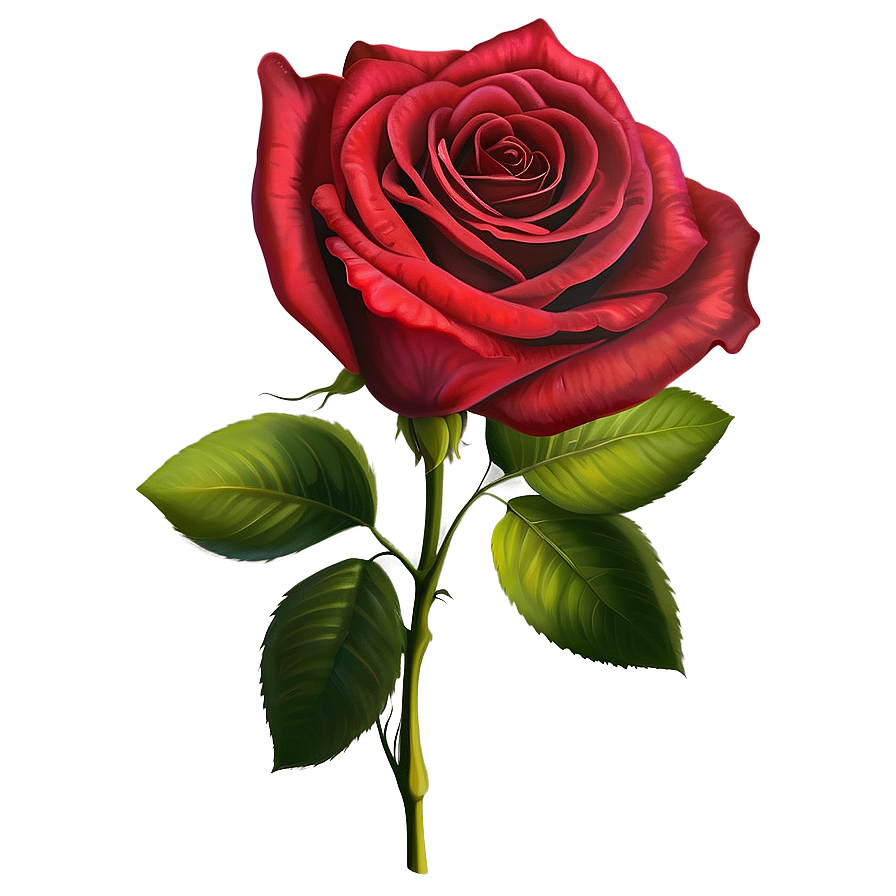 Download Red Rose Png Chu68 | Wallpapers.com