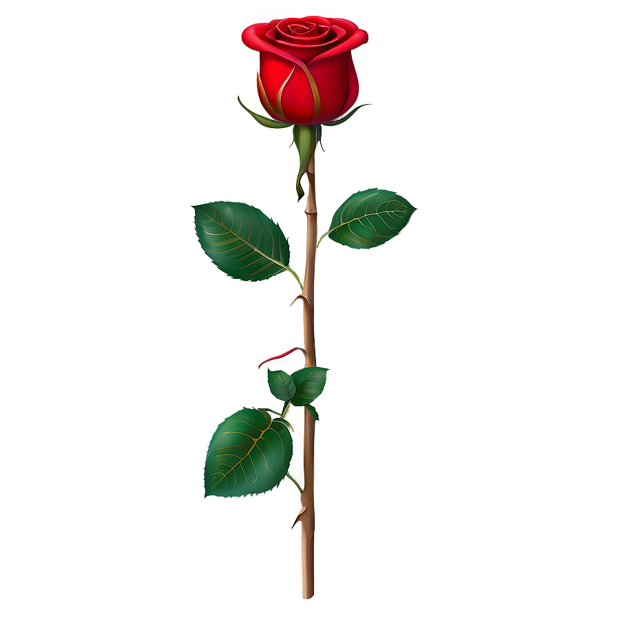 Download Red Rose Stem Png Meu34 | Wallpapers.com