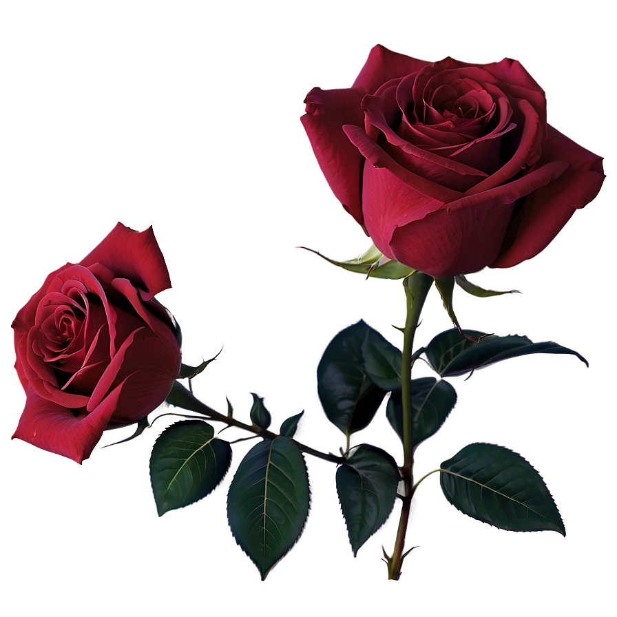 Red Rose Sunset Png 05242024 PNG