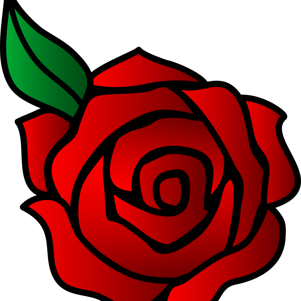 Red Rose Vector Art.png PNG