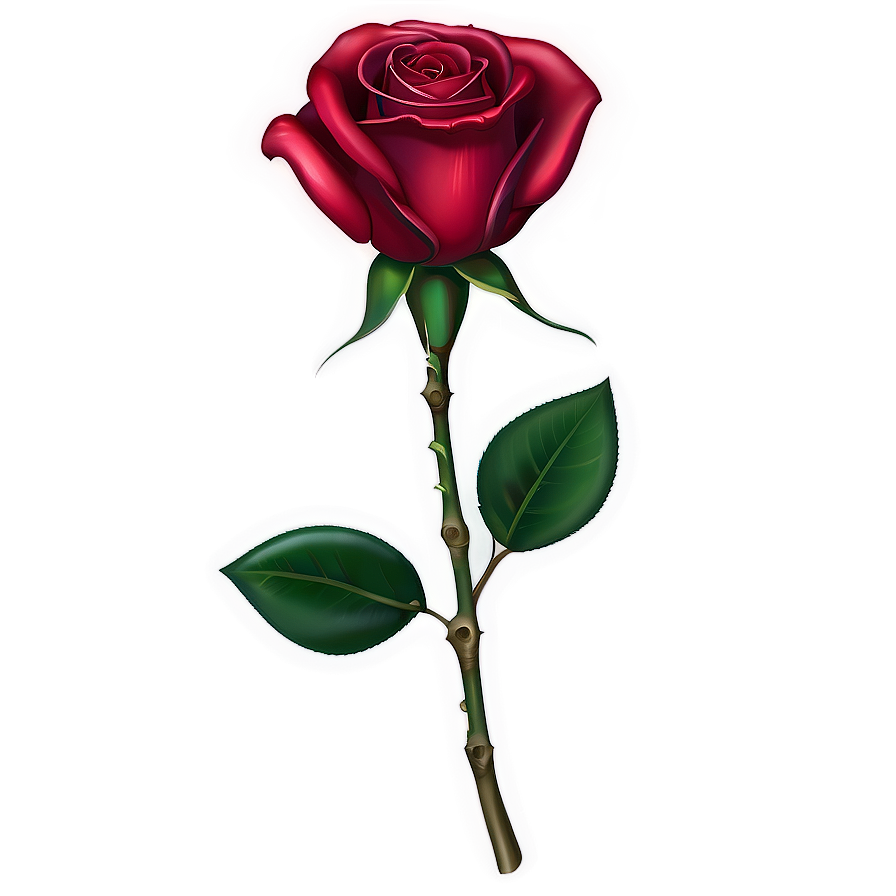 Download Red Rose With Dewdrops Png Myk | Wallpapers.com