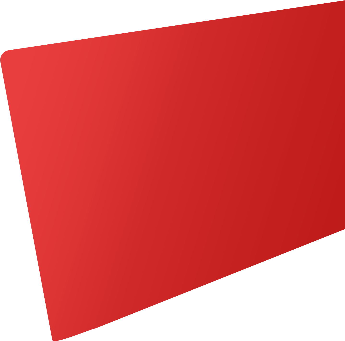 Red Rounded Rectangle Graphic PNG