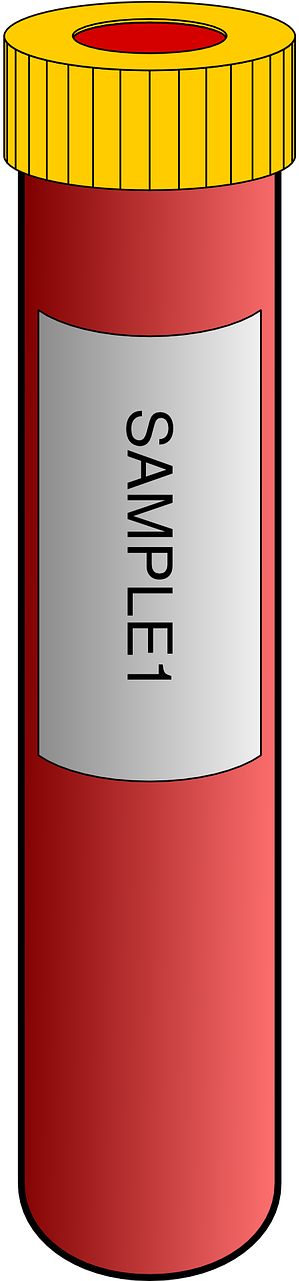 Red Sample Container Illustration PNG