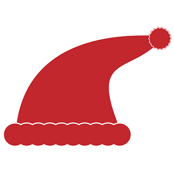 Red Santa Hat Graphic PNG
