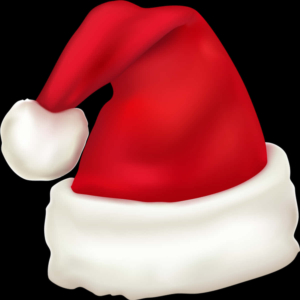 Red Santa Hat Transparent Background PNG