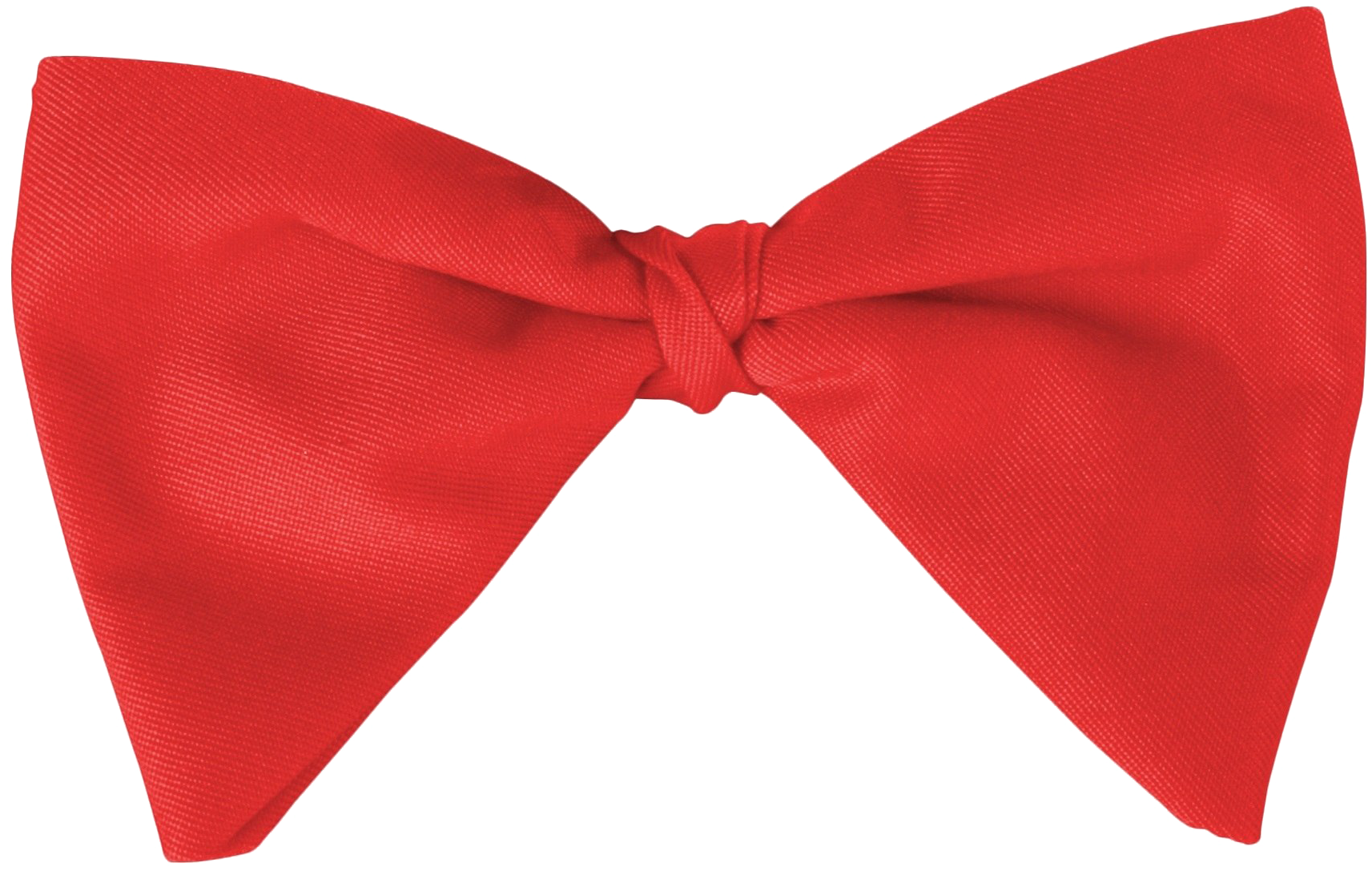 Red Satin Bow Tie PNG