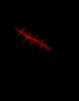 Red Scar Mark Abstract PNG
