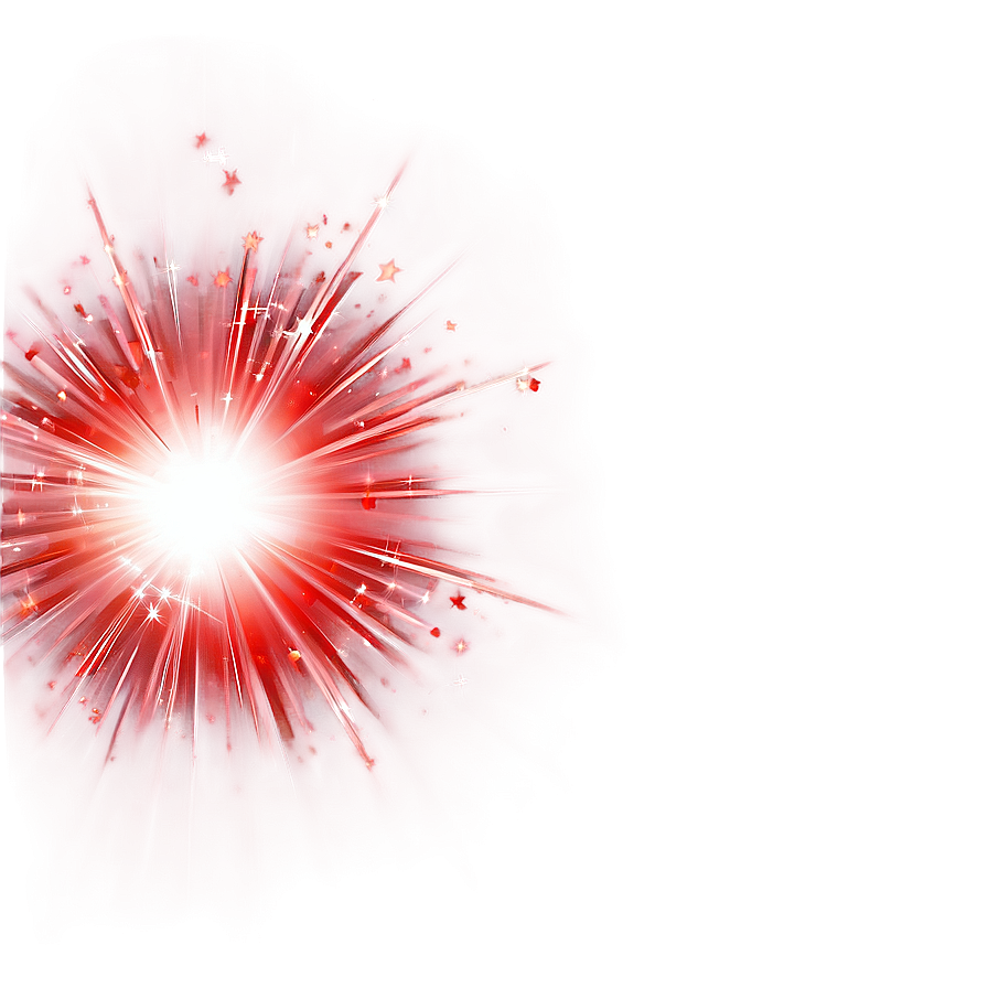 Red Scatter Lens Flare Png Gaa PNG