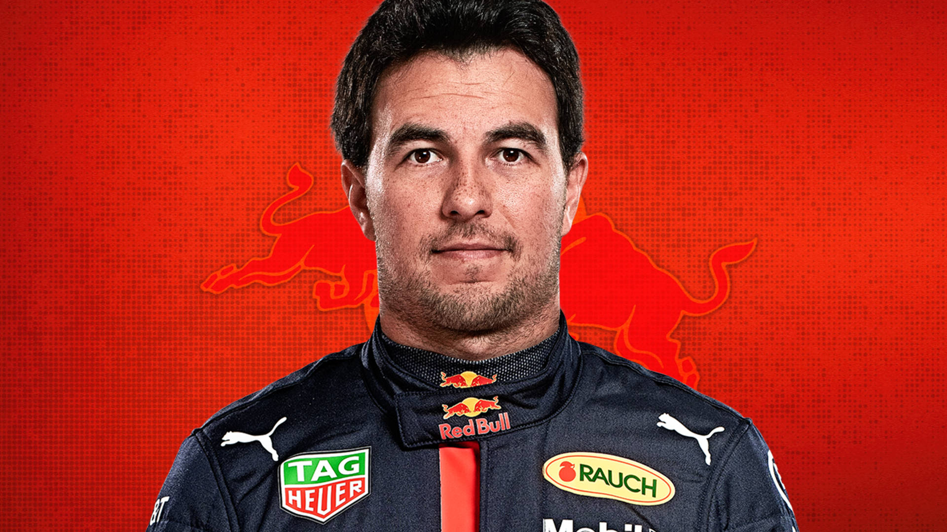 Red Sergio Perez Wallpaper