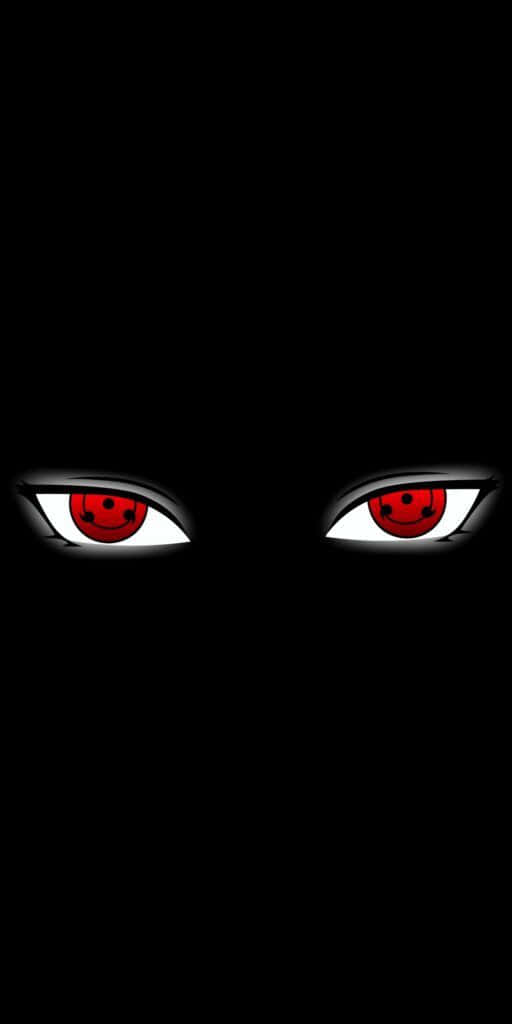 Red_ Sharingan_ Eyes_in_ Darkness Wallpaper