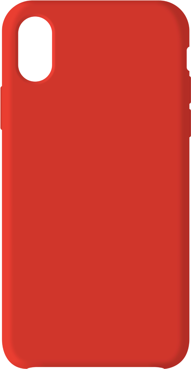 Red Silicone Phone Case SVG