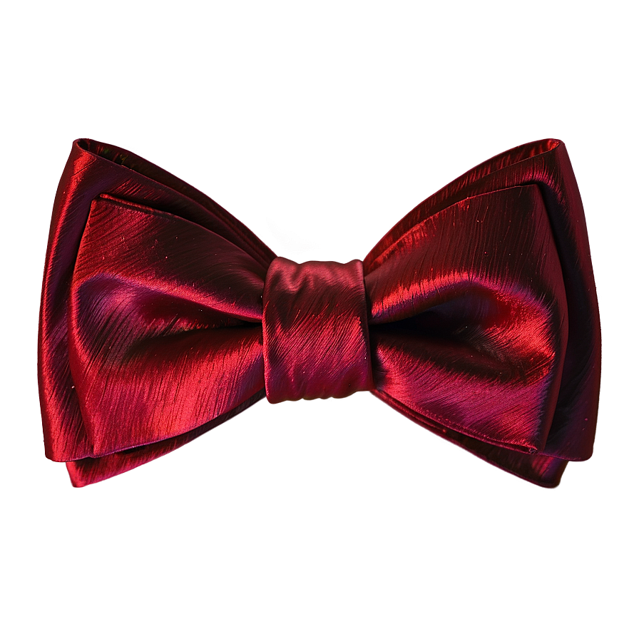 Red Silk Bow Tie Png Tcg37 PNG