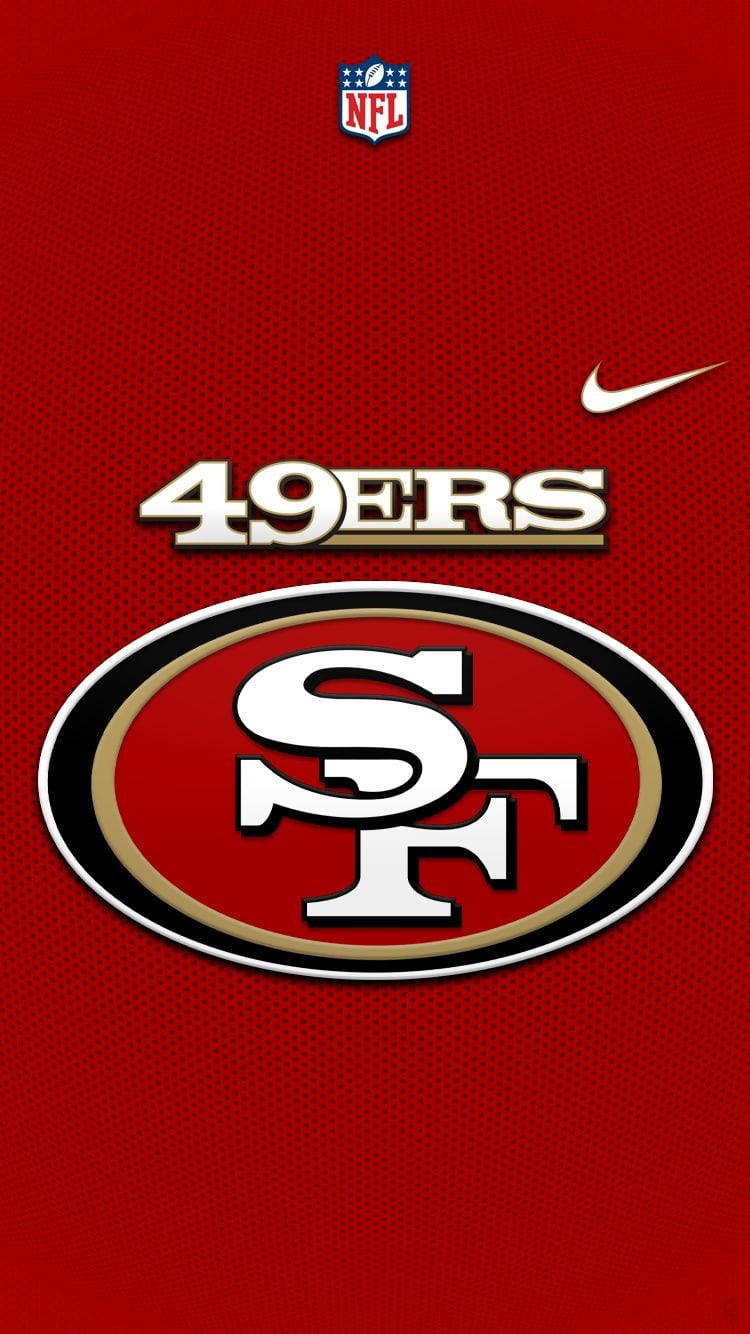 Red Simple 49ers Iphone Wallpaper