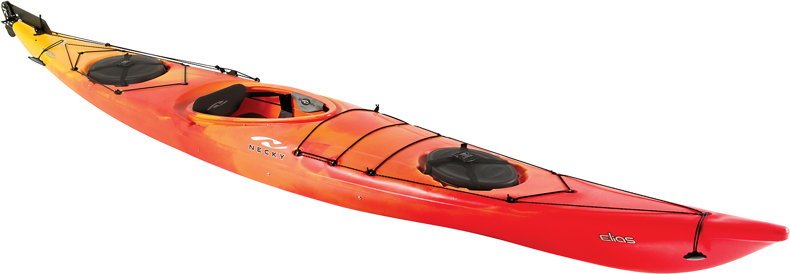 Red Single Kayak Isolated PNG