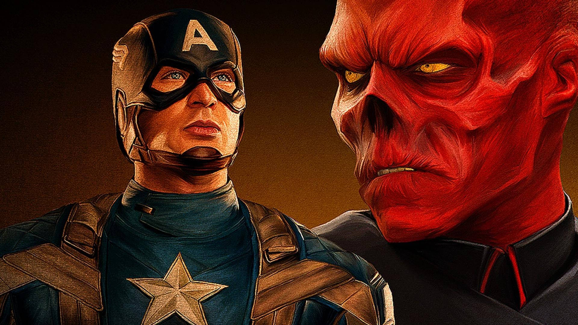 Red Skull And Captain America