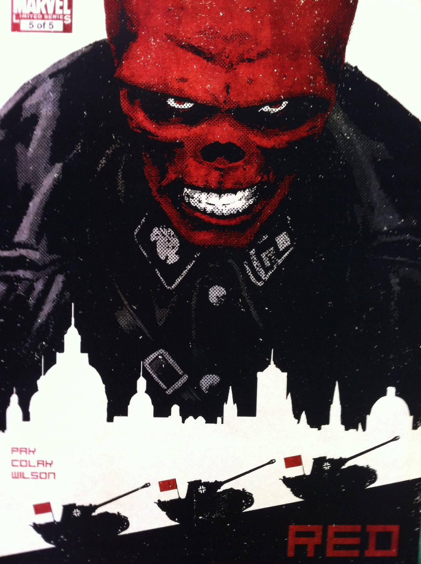 Red Skull From Schutzstaffel Wallpaper