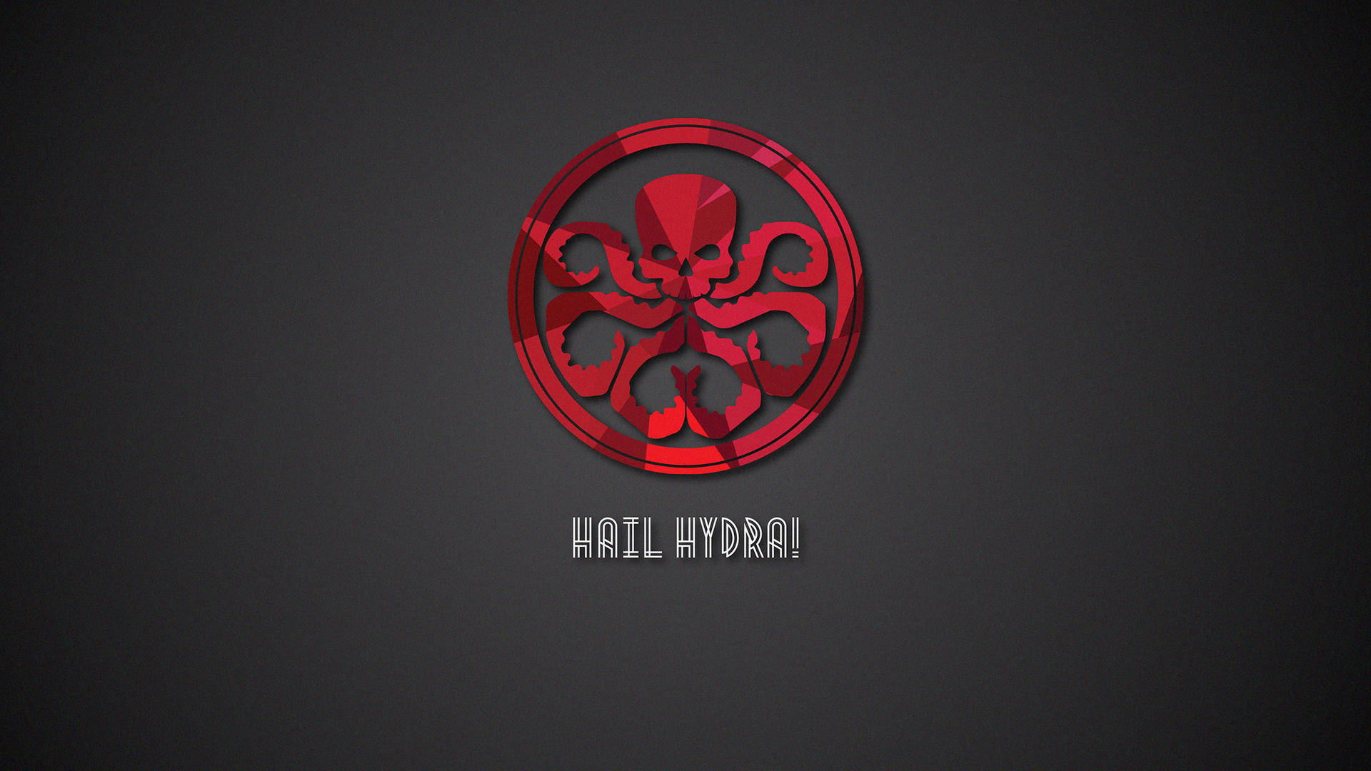 Red Skull Hail Hydra! Wallpaper