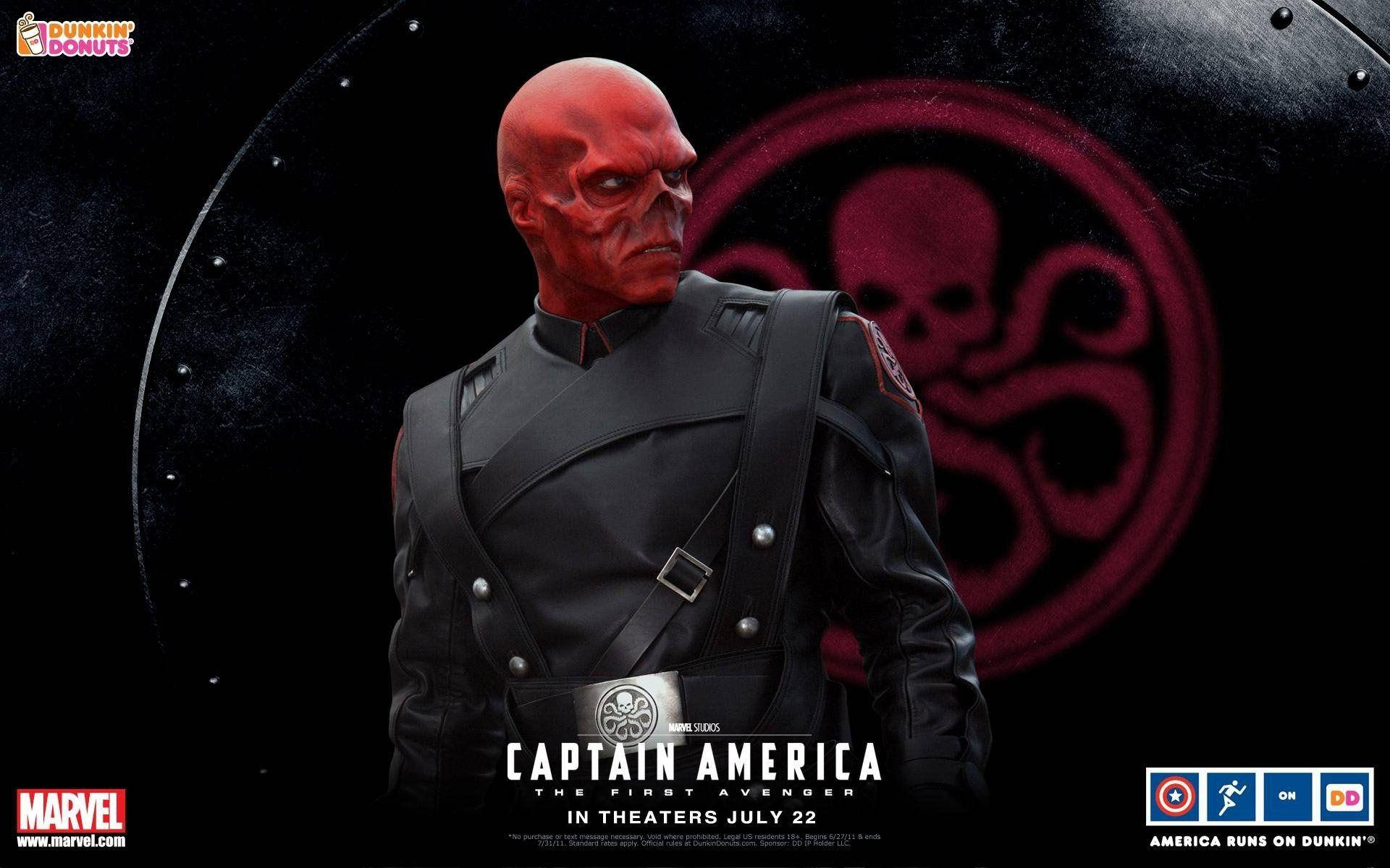 Red Skull Marvel Poster