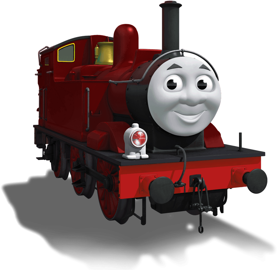 Red Smiling Train Character Thomas Friends PNG