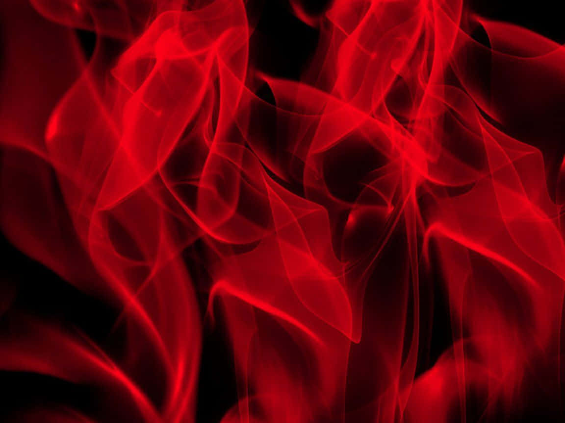 Transparent Bright Red Smoke Background