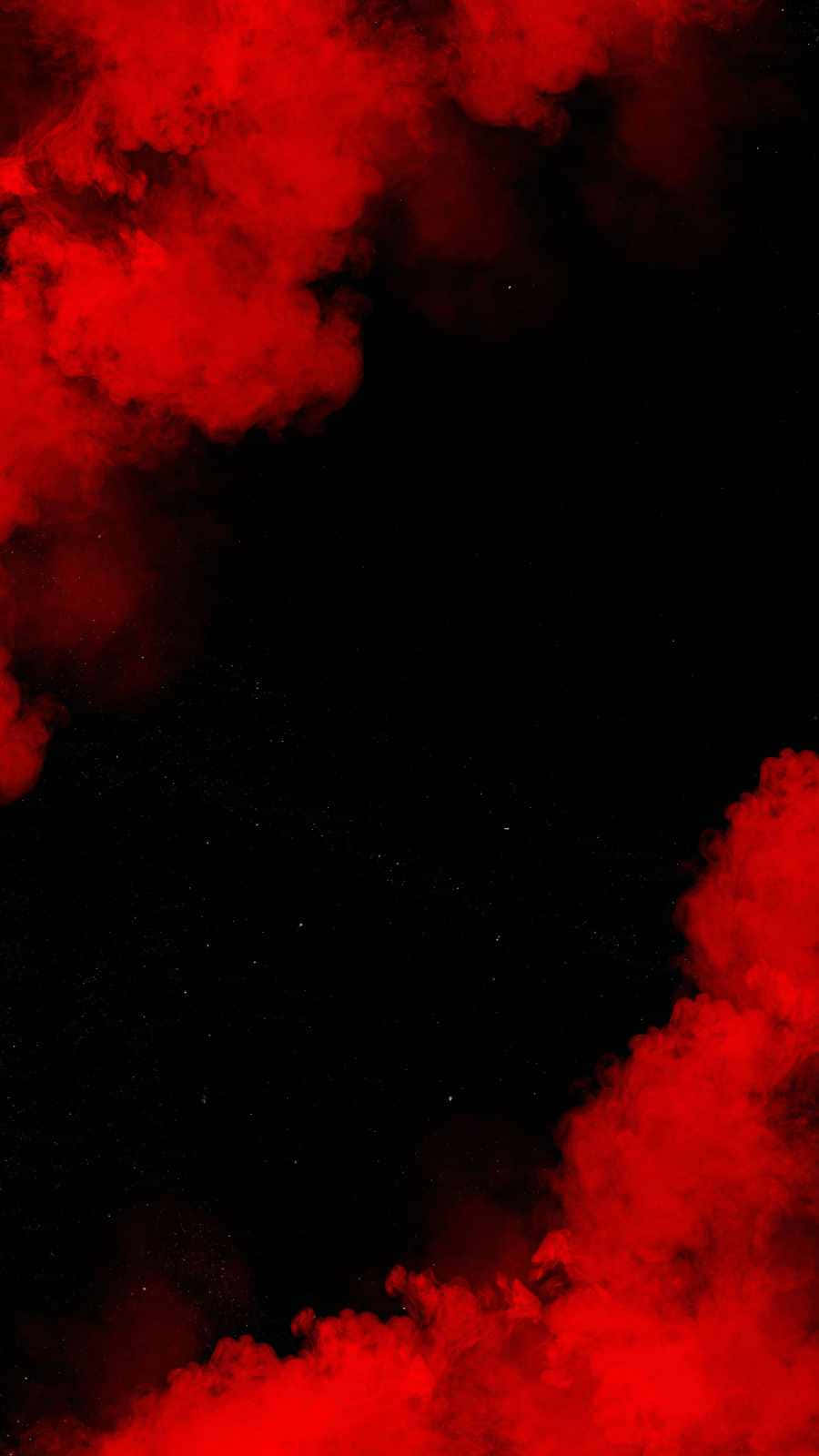 Red Smoke Background Left And Right Corners
