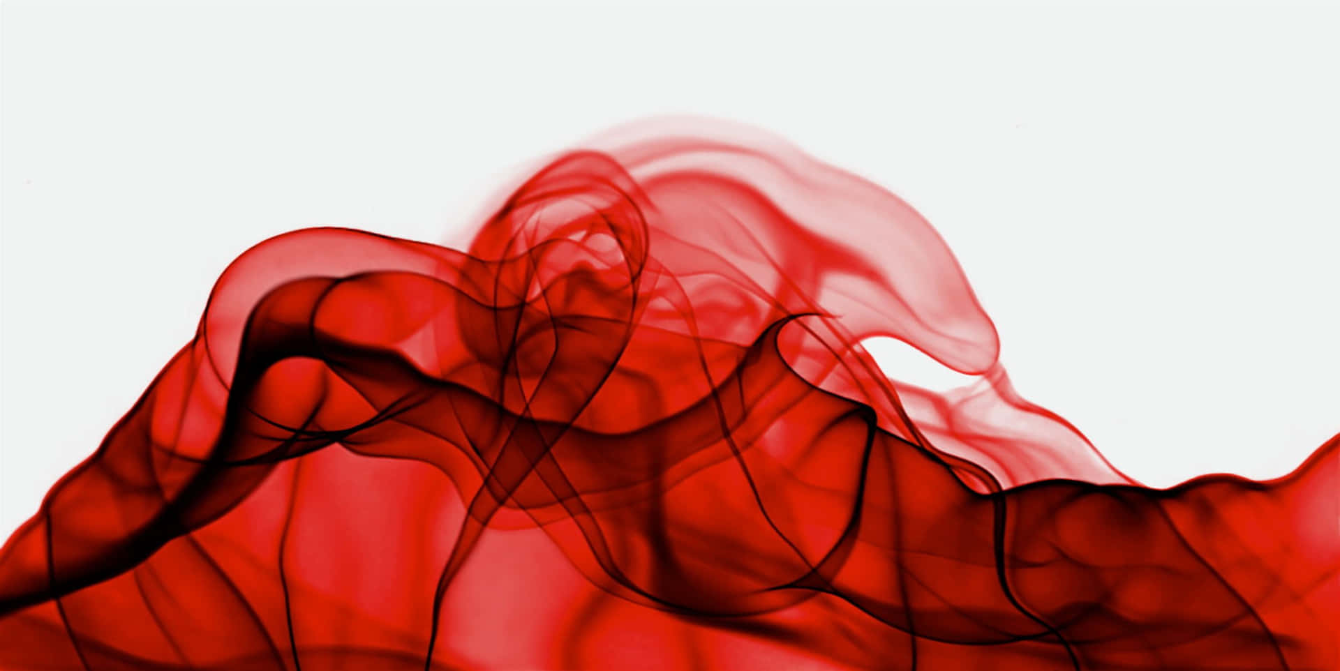 Red Smoke Background Transparent Effect White