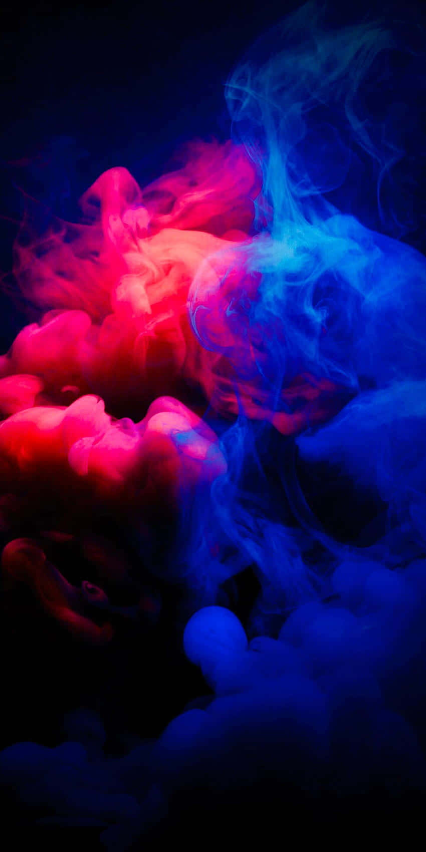 Pink Red And Blue Toned Smoke Background
