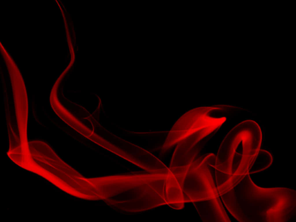 Flowing Small Red Smoke Background