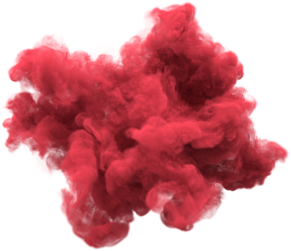 Red Smoke Cloud Abstract PNG