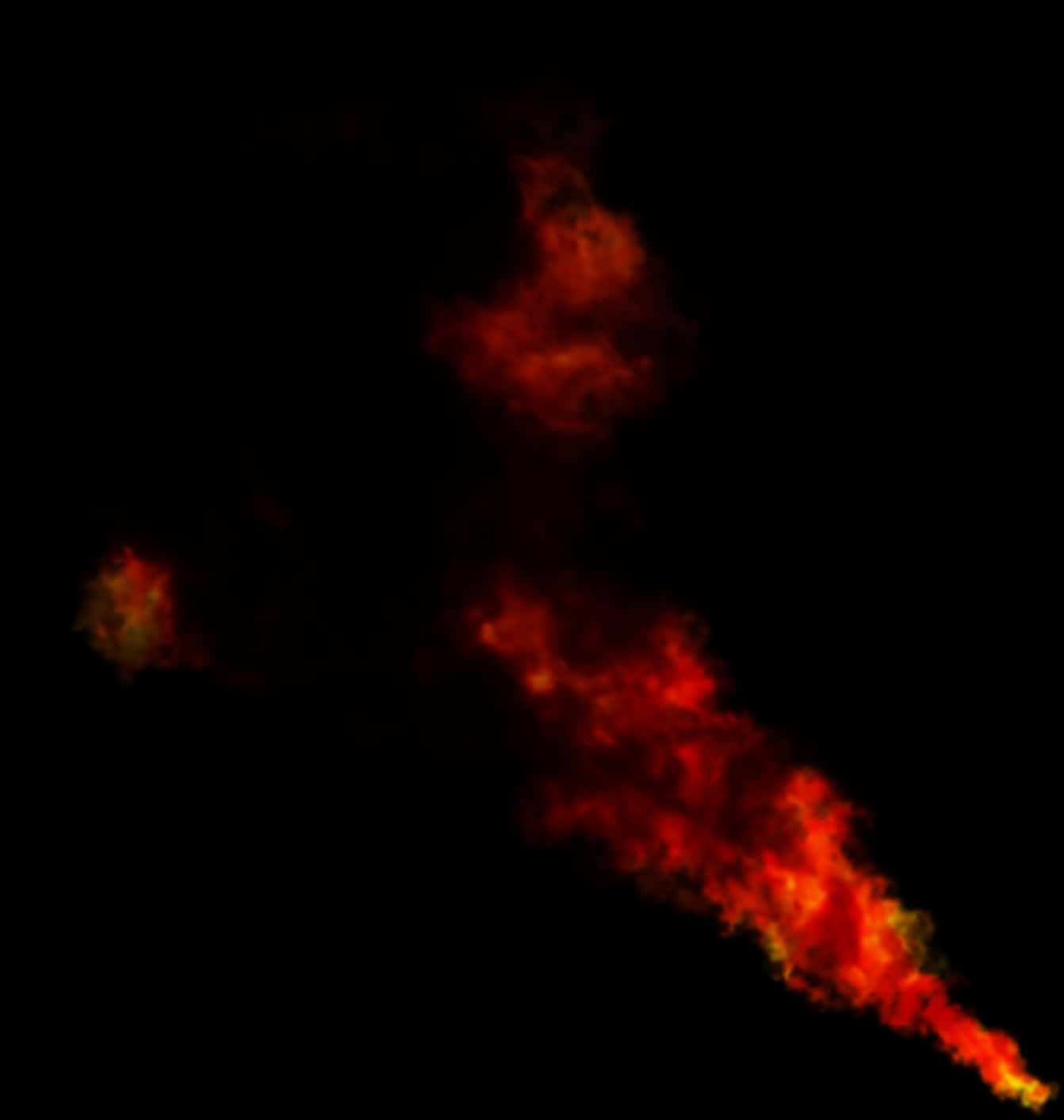 Red Smoke Effect Dark Background PNG