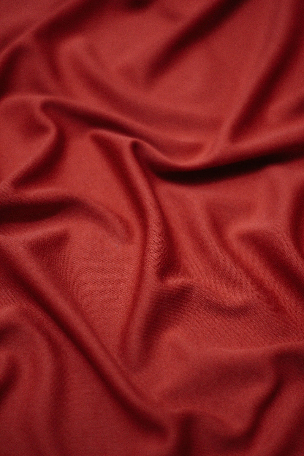 Stylish Red Fabric Wallpaper