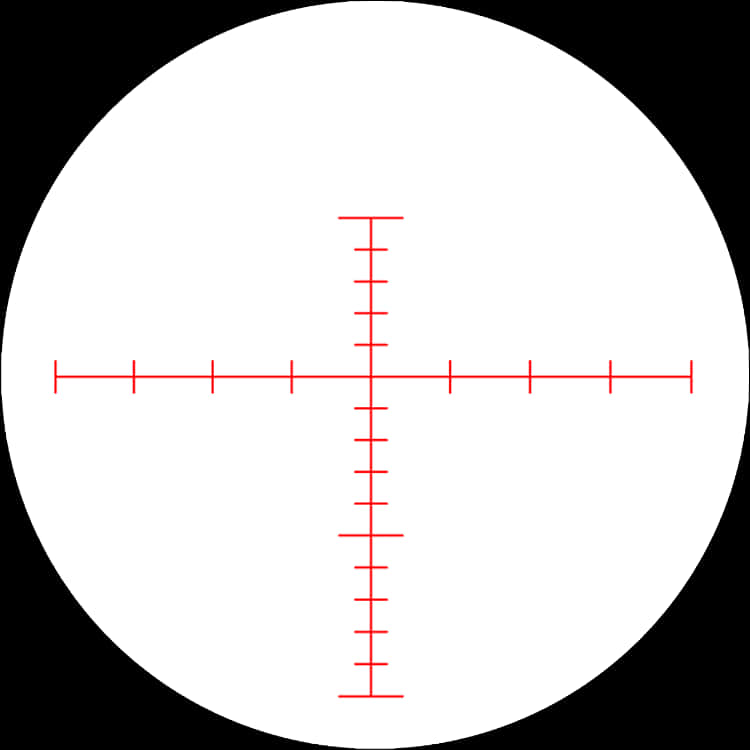Red Sniper Scope Crosshair PNG