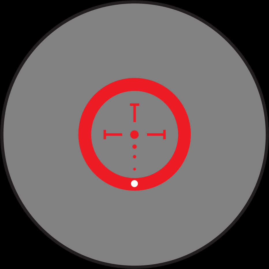 Red Sniper Scope Crosshair PNG