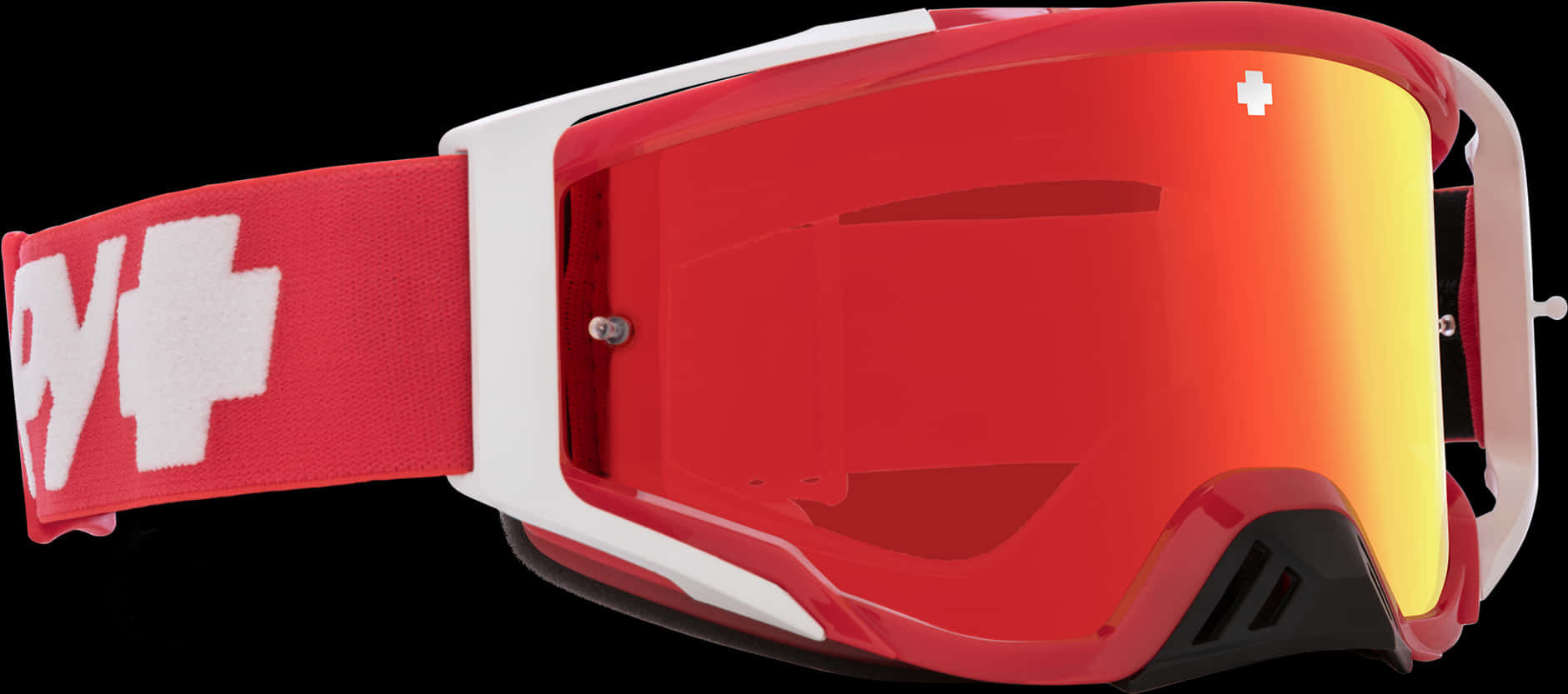 Red Snow Goggles Product Showcase PNG