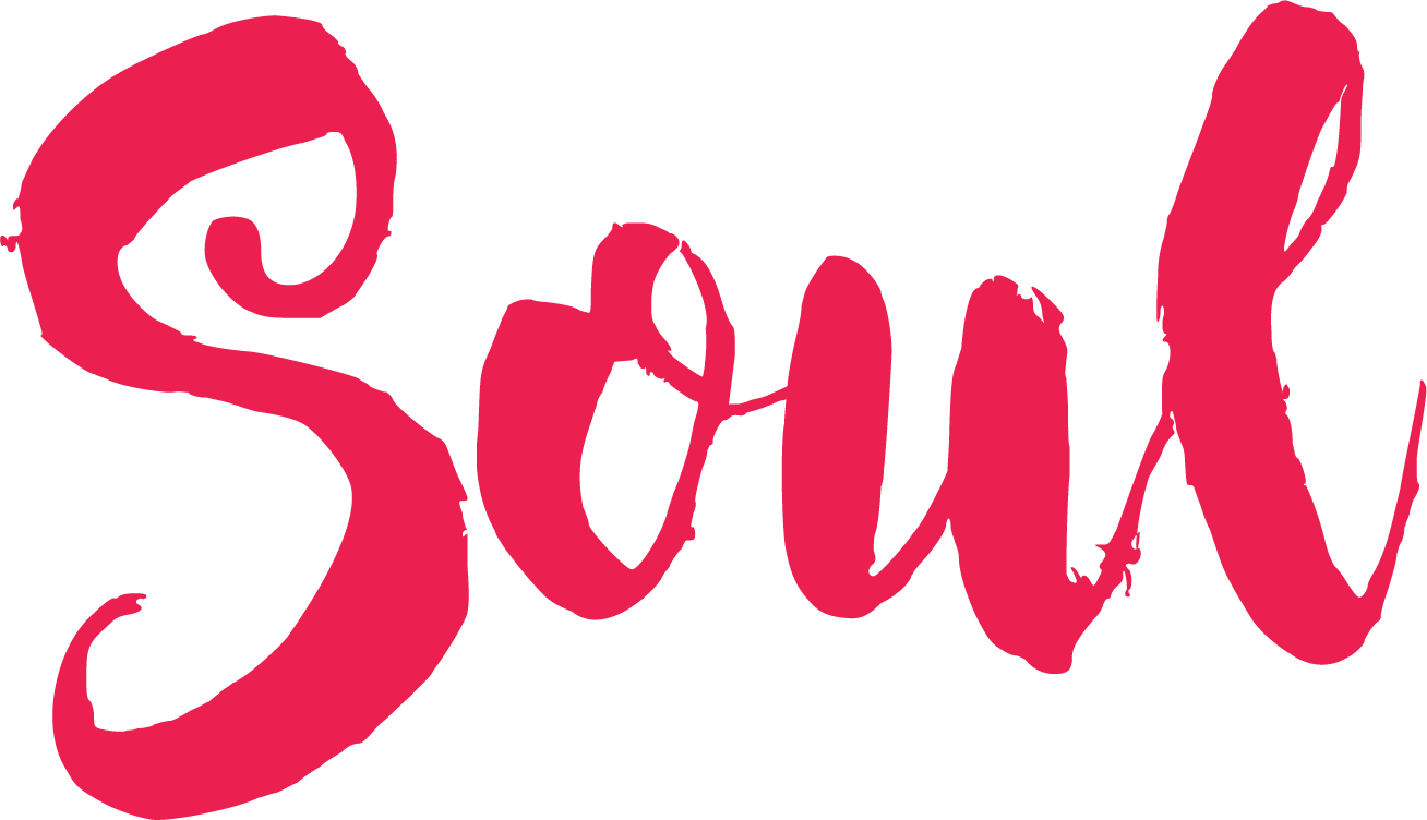 Red Soul Text Graphic PNG