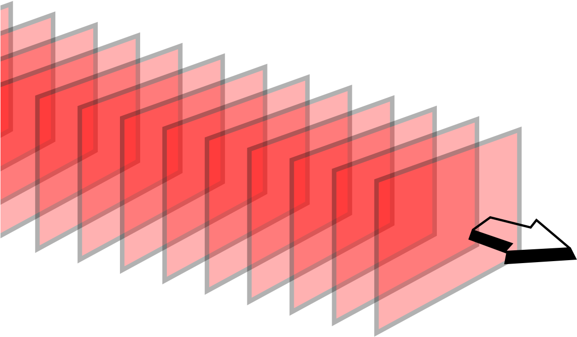 Red Sound Wave Graphic PNG