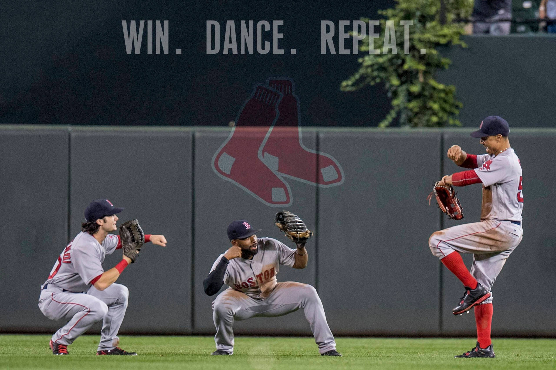 Red Sox Camaraderie Wallpaper