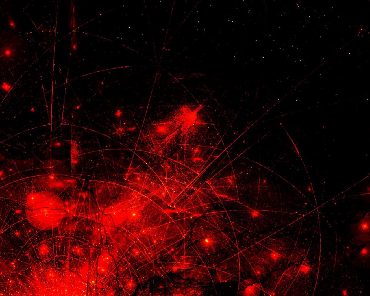Mesmerizing Red Space Background