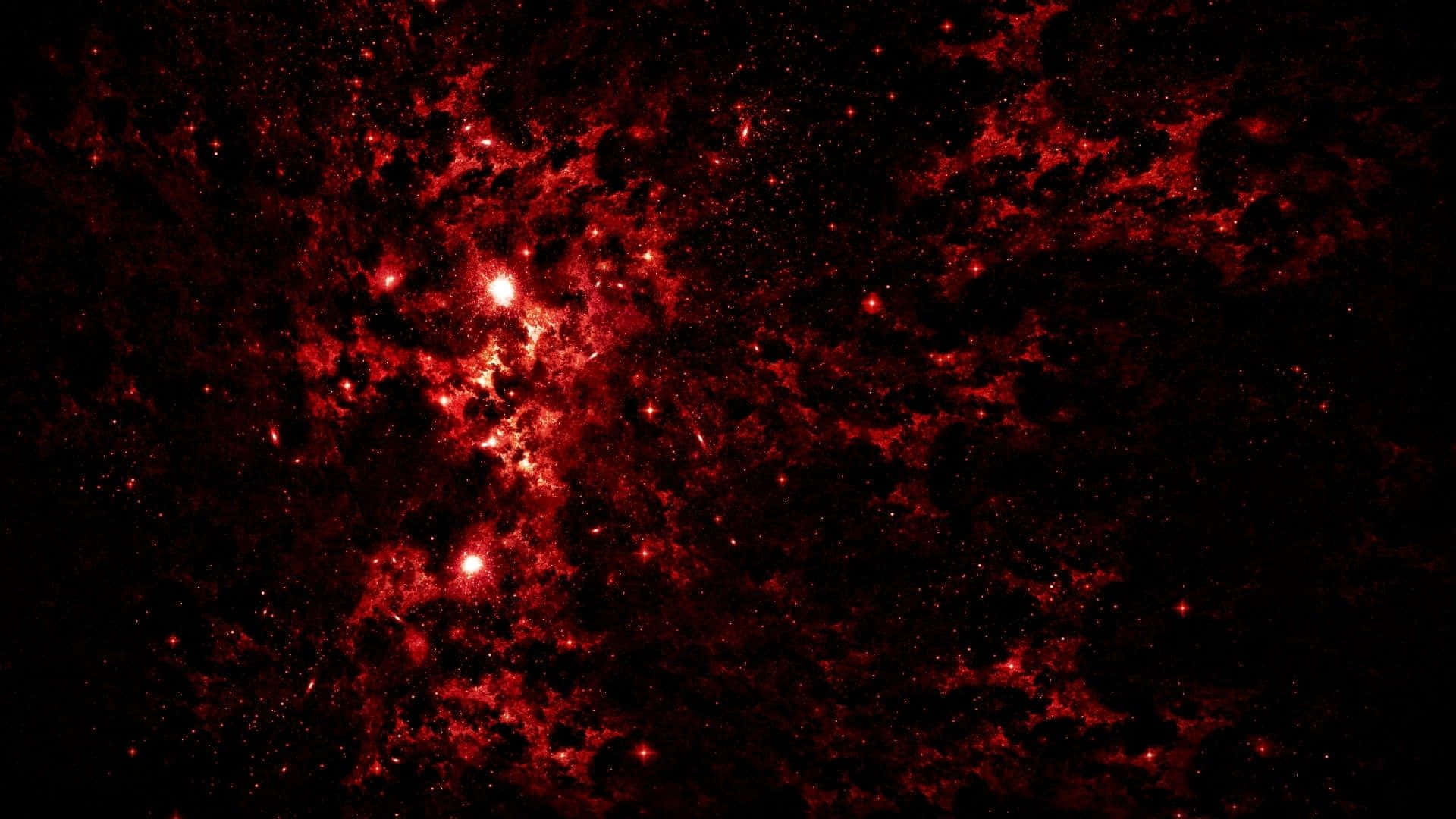 Mysterious Red Space Nebula