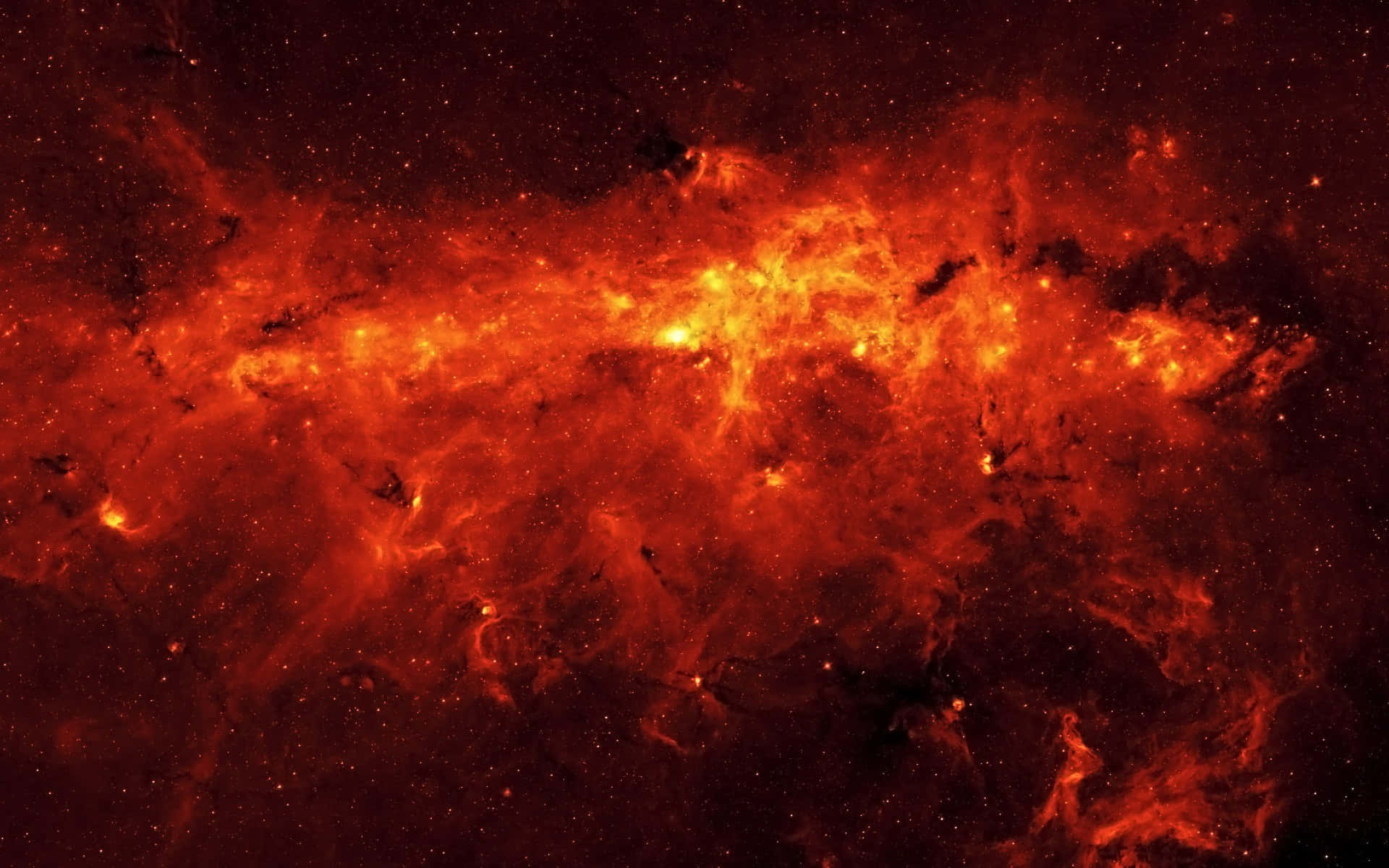 Red Space Universe Explosion