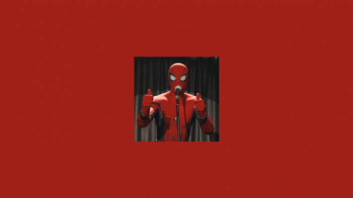 Red Spider-man Marvel Aesthetic Background