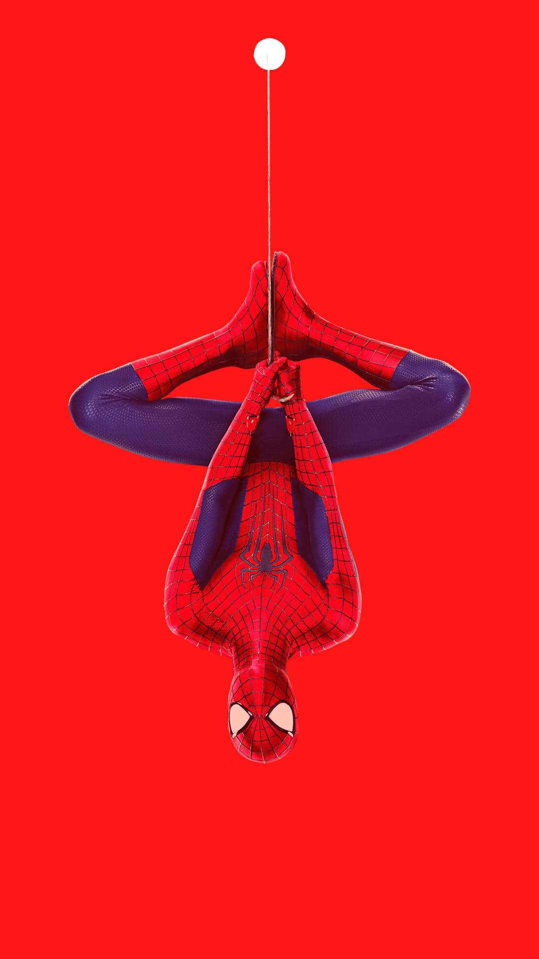 Red Spider-man Redmi Note 9 Punch Hole Background